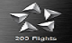 200 Flights - You are the king off the skie, an getting this award for 200 flights 